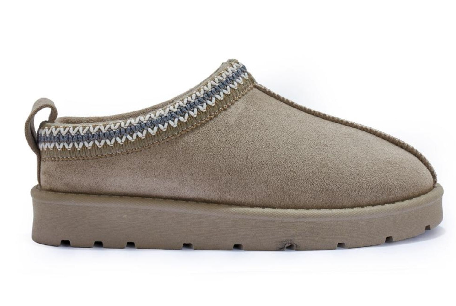 Women's Slip-On Slippers with Faux Fur Lining - Warm and Comfortable Footwear