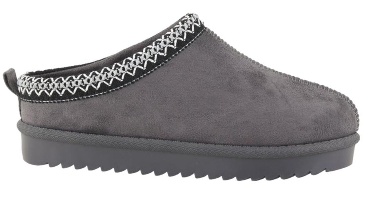 Women's Slip-On Slippers with Faux Fur Lining - Warm and Comfortable Footwear