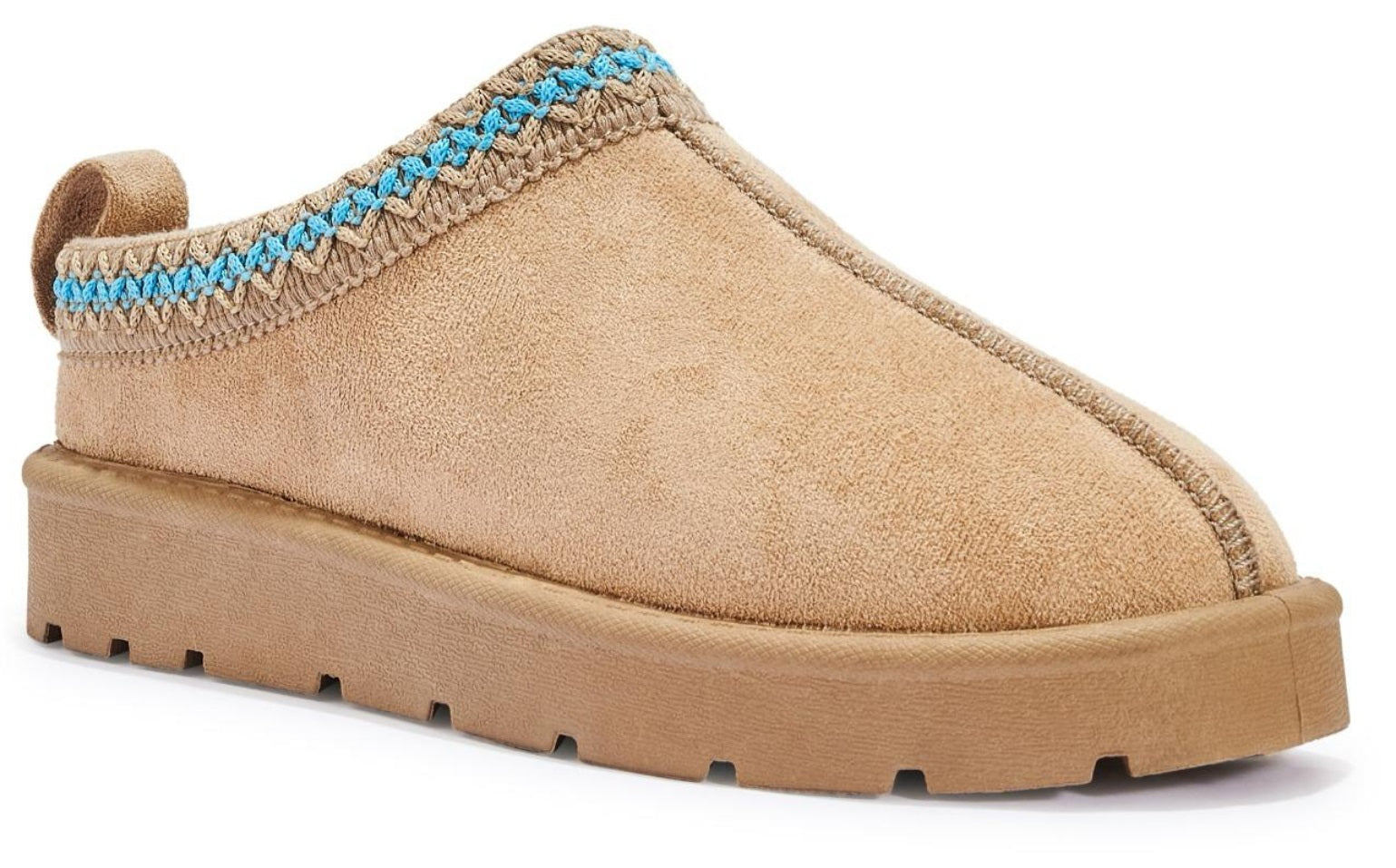 Women's Slip-On Slippers with Faux Fur Lining - Warm and Comfortable Footwear