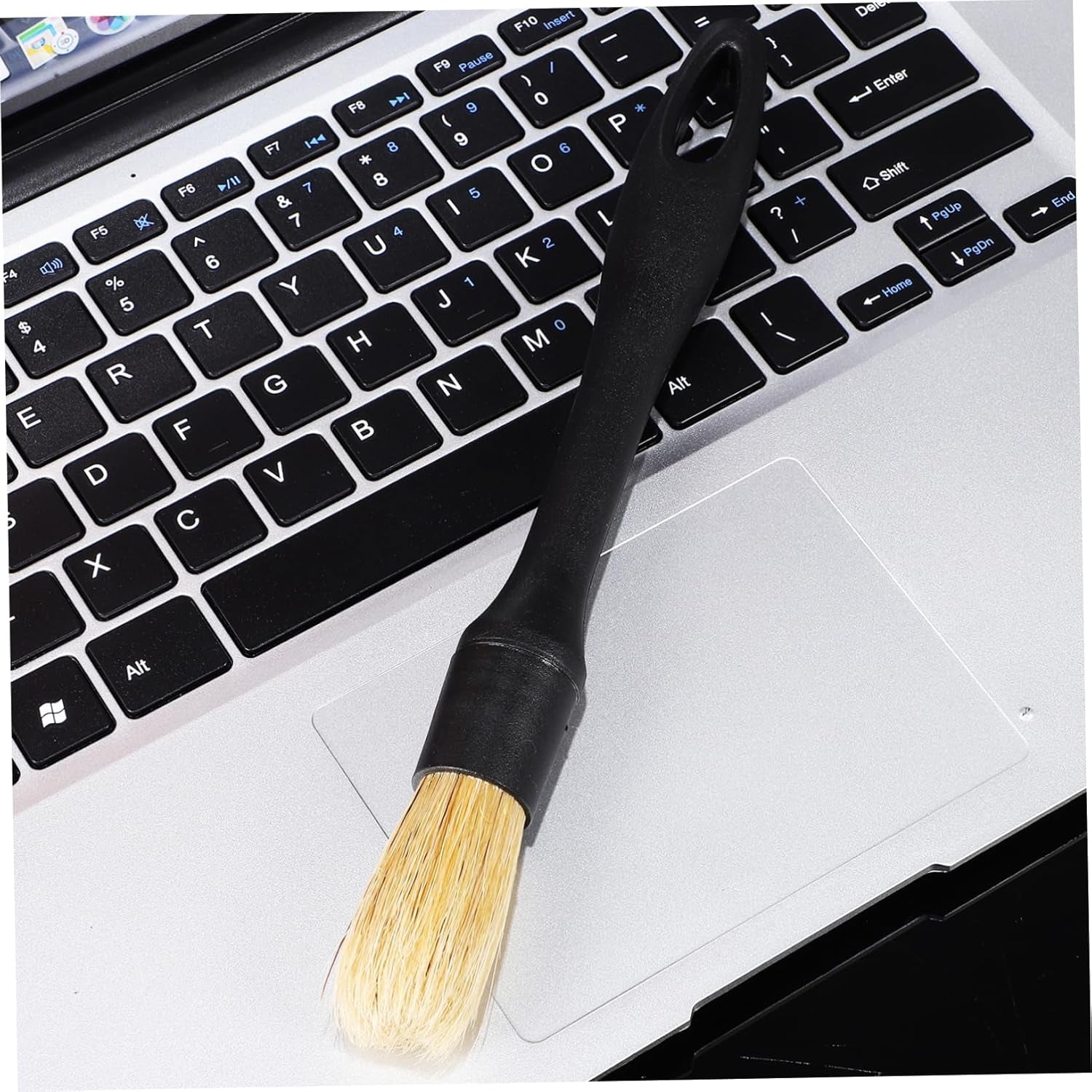 Car Interior Detailing Brush Set with Reusable Heads for Upholstery and Hard-to-Reach Areas